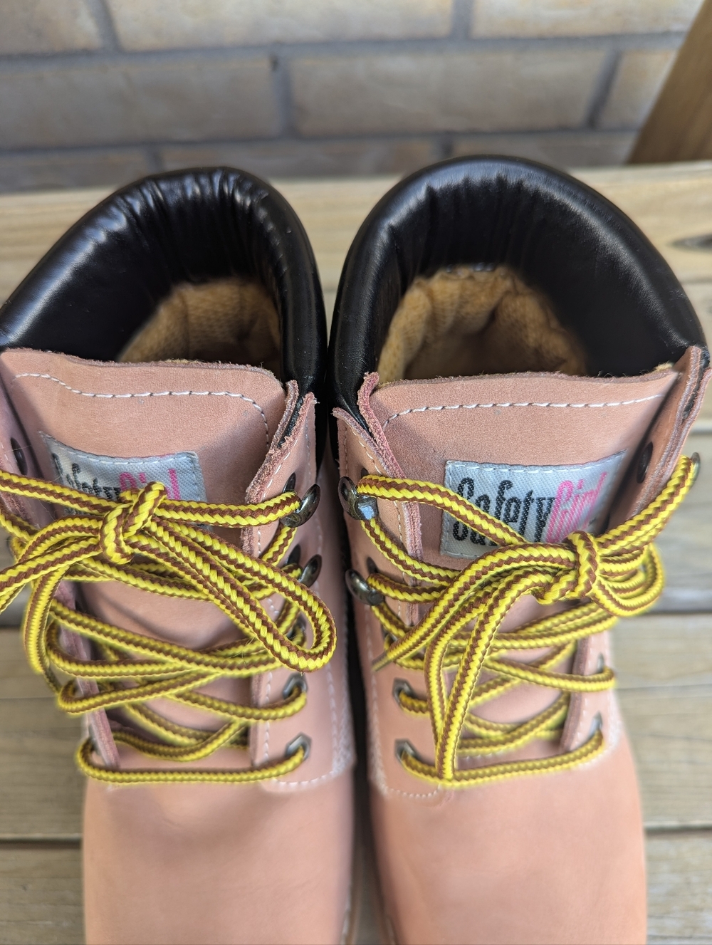 Safety Girl Boots Pink 🩷 Steel Toe Women's Size W7.5 - Picture 15 of 15